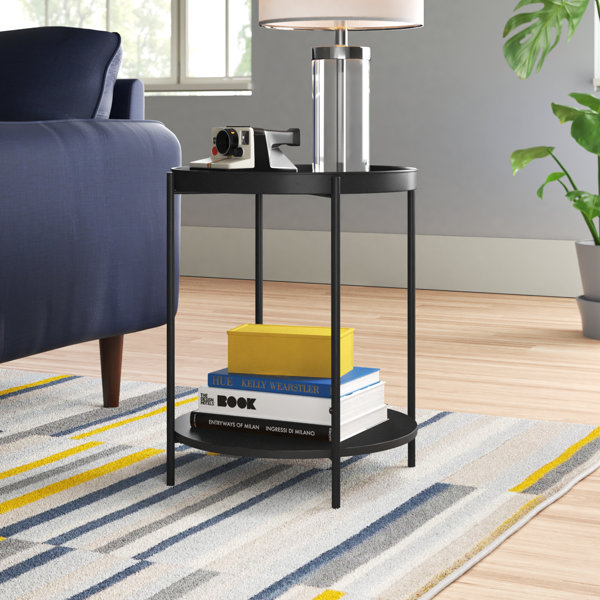 Contemporary-black-rectangular-end-tables | Wayfair